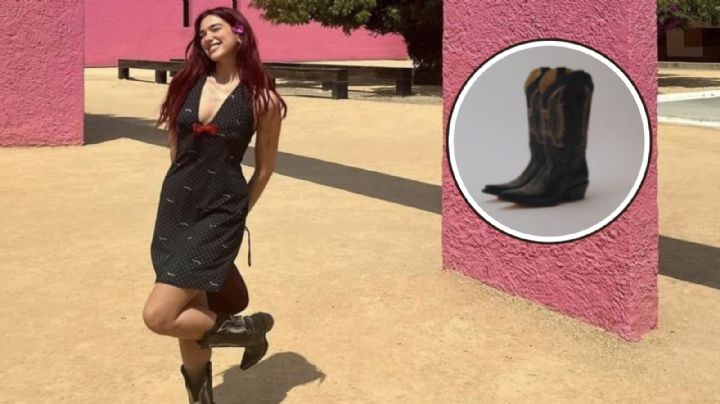 Así son las botas vaqueras de Dua Lipa: ¿Cuánto cuesta y qué marca mexicana las produce?
