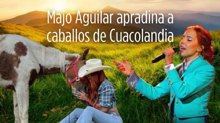Majo Aguilar prepara testamento; uno de sus herederos es un caballo