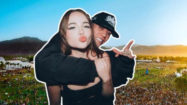 Captan a Santa Fe Klan y Stella Mueller muy románticos en el Coachella 2024 | VIDEO