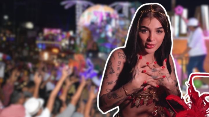 Karely Ruiz recibe inusual propuesta de un fan durante Carnaval; así fue su reacción ¿Aceptó?