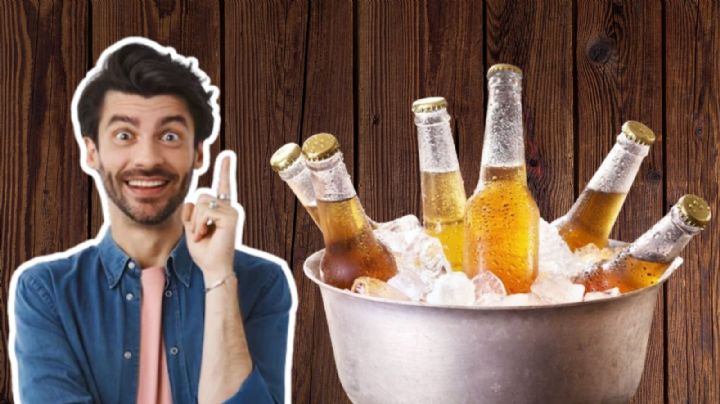 Enfría tu cerveza en 3 minutos: ¡Sólo necesitas estos tres ingredientes!