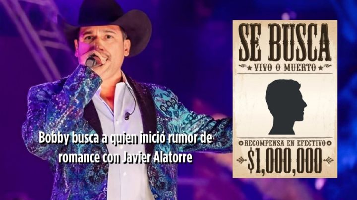 Bobby Pulido ofrece recompensa para dar con quien inventó el rumor sobre supuesta relación con Javier Alatorre