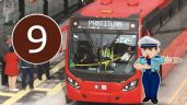 Foto ilustrativa de la nota titulada Metrobús tendrá CAMBIOS en el servicio de la Línea 9 del Metro: ¿Cuándo y cómo aplicará?