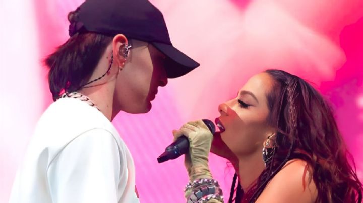 Filtran VIDEO de Peso Pluma y Anitta besándose en medio de rumores de romance