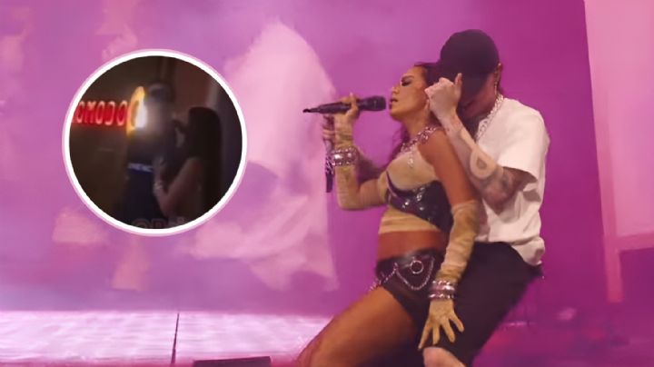 Captan a Peso Pluma y Anitta en romántico abrazo durante una cena lujosa ¿Le dio el sí?