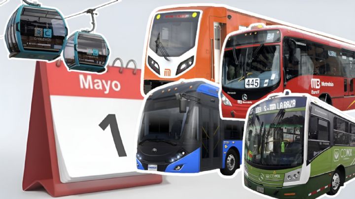 ¿Trabajas el 1 de mayo? Conoce el horario especial del Metro CDMX, Metrobús, Cablebús y RTP por el Día del Trabajo
