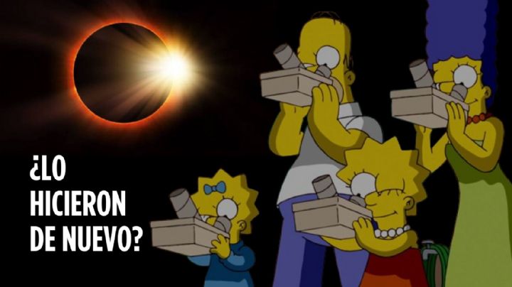 ¡Lo hicieron de nuevo! Estas son las predicciones de Los Simpson sobre el Eclipse Solar 2024