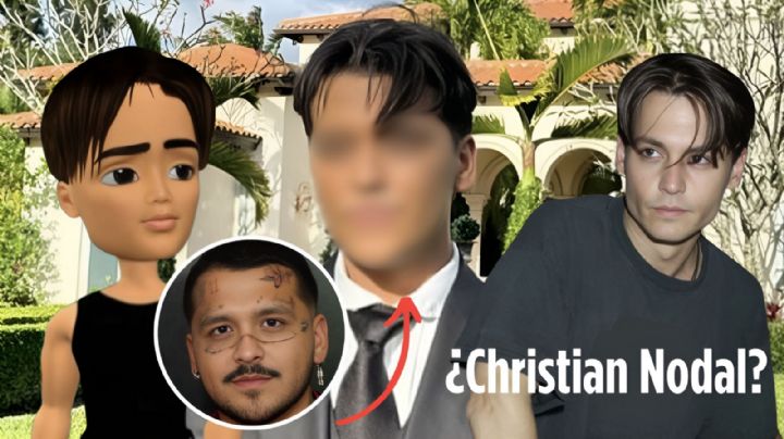 ¿Johnny Depp eres tú? Christian Nodal sorprende con radical cambio de look ¡Sin tatuajes!
