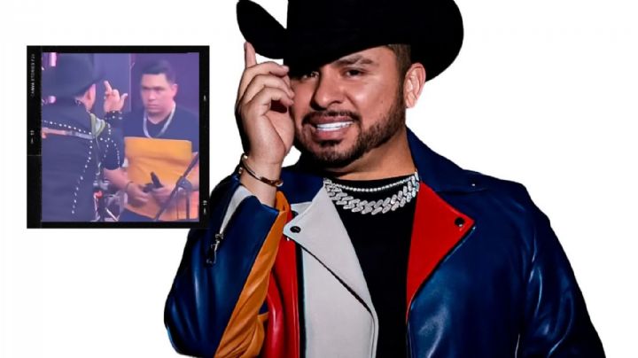 Larry Hernández se molesta en pleno concierto y agrede a staff VIDEO