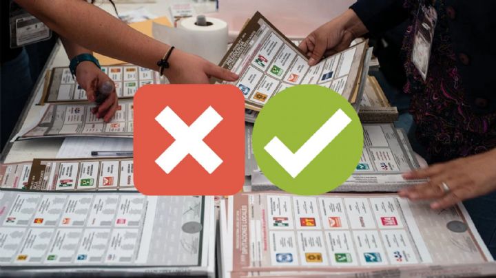 ¿Qué SÍ y NO poner en la boleta para votar? Palabras, frases y marcado que el INE considera como voto válido o nulo
