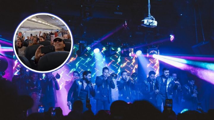 Banda El Recodo se echa un palomazo en pleno vuelo, ¡con sus fans!