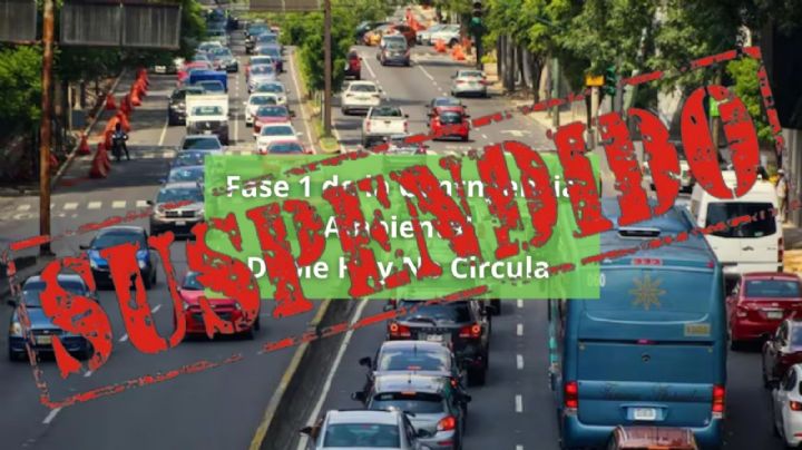 ¿Se suspende la contingencia ambiental? Así que el Hoy No Circula para este sábado 1 de junio