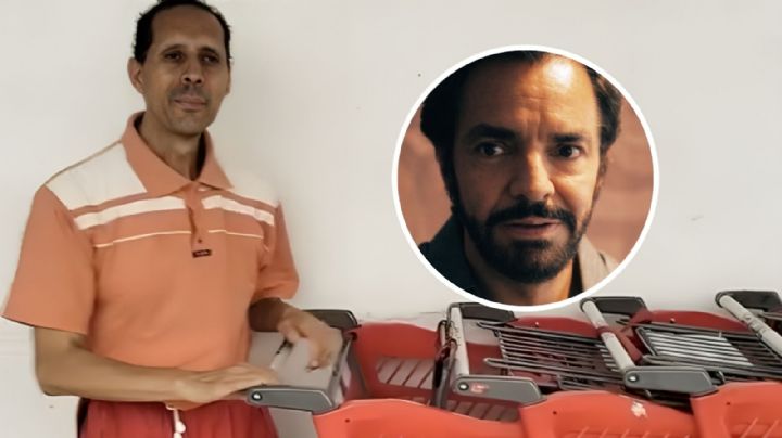 Miguel Luis es captado trabajando en un supermercado; Piden a Eugenio Derbez que le de trabajo