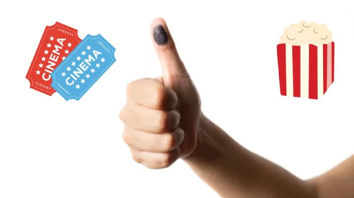 ¿Palomitas GRATIS y boletos de cine a 4x100 por ir a VOTAR? Te decimos dónde aprovechar la promoción