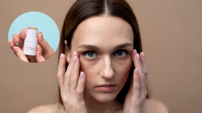 Aprende a utilizar el bálsamo labial para ocultar ojeras de tu rostro