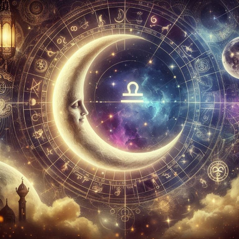 luna creciente en Libra