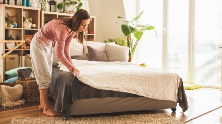 hacer la cama habito