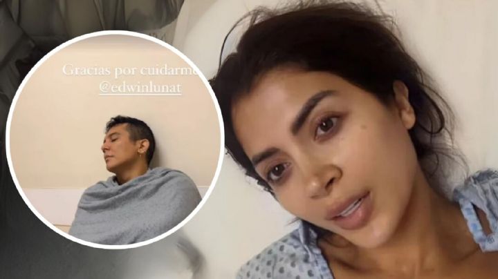 Kimberly Flores, esposa de Edwin Luna, es hospitalizada de emergencia ¿Qué le pasó?