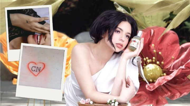 Ángela Aguilar presume que se tatuó las iniciales de Christian Nodal al mero estilo de Belinda