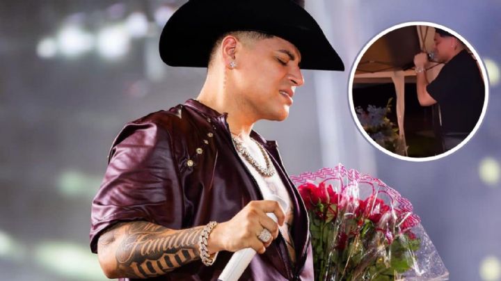 Eduin Caz visita el panteón para dar concierto a sus seres queridos: "Te extraño mamá Tomasa"