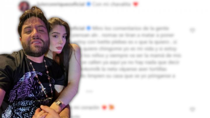 Luis R. Conriquez estalla contra detractores y defiende a Ivette Camacho: "Nomas se tiran a matar"