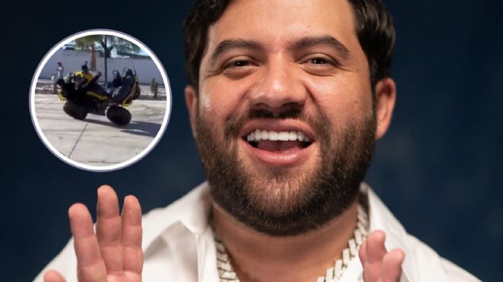¿Karma? Luis R Conriquez sufre accidente en su cuatrimoto y termina en el piso: "Chale plebes" VIDEO