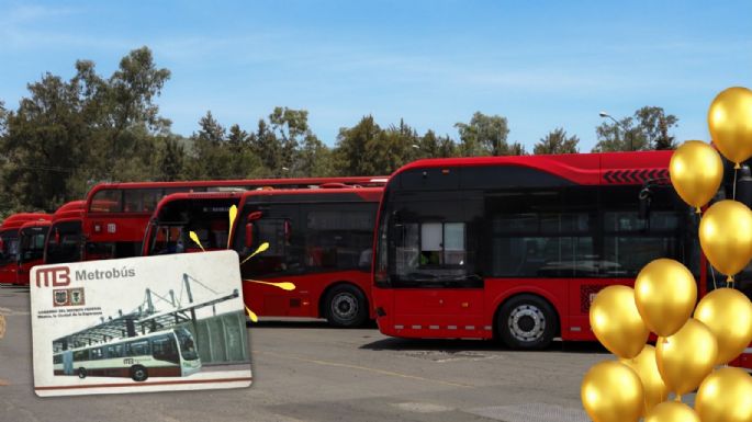 Metrobús cumple 19 años de servicio y lo celebra con "Metrobusitos": ¿dónde conseguirlos?