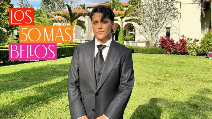 ¡Es un papucho! Christian Nodal es considerado uno de los 50 hombres "más bellos"