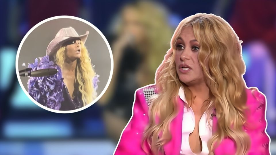 Paulina Rubio regañó al baterista fue captado por los asistentes al 90’s Pop Tour.