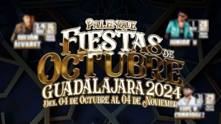 Fiestas de Octubre 2024: Julión Álvarez, Junior H y Luis R Conriquez confirman SEGUNDAS FECHAS en el Palenque