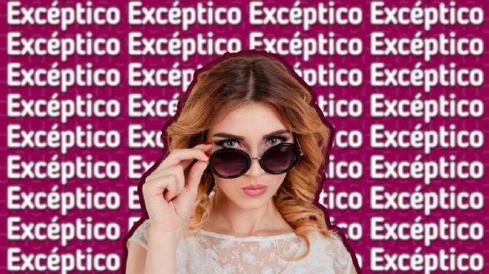 Sólo una persona con una mente desafiante puede encontrar la palabra ‘Escéptico’ en menos de 5 segundos