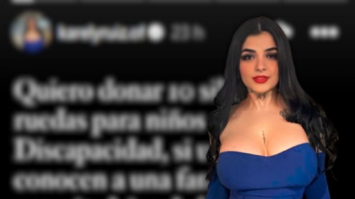 Karely Ruiz donará 10 sillas de ruedas para niños con discapacidad: "Enfoquémonos en ayudar"
