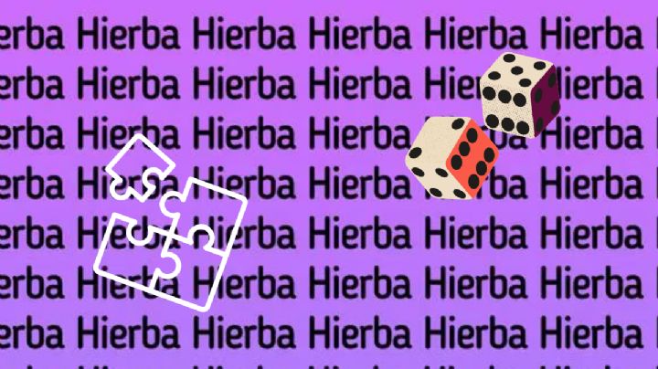 Sólo una mente ágil puede encontrar la palabra ‘Hierva’ en menos de 9 segundos