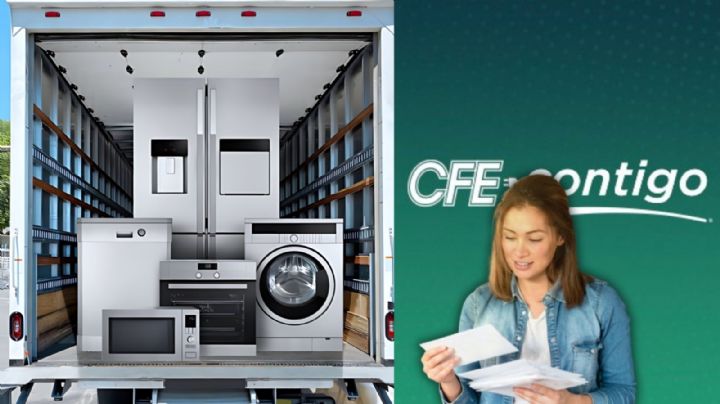 Así puedes obtener GRATIS el cambio de refrigerador y lavadora de la CFE