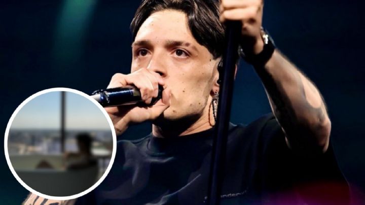 Peso Pluma enciende las redes con candente foto desde la tina: ¿todo eso?