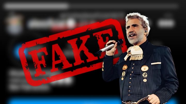 Alejandro Fernández advierte a sus fans de cuentas falsas y hace importante petición