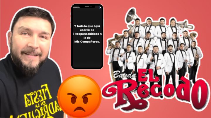 Poncho Lizárraga estalla en redes sociales por altercado con Banda El Recodo: “Es una grosería”