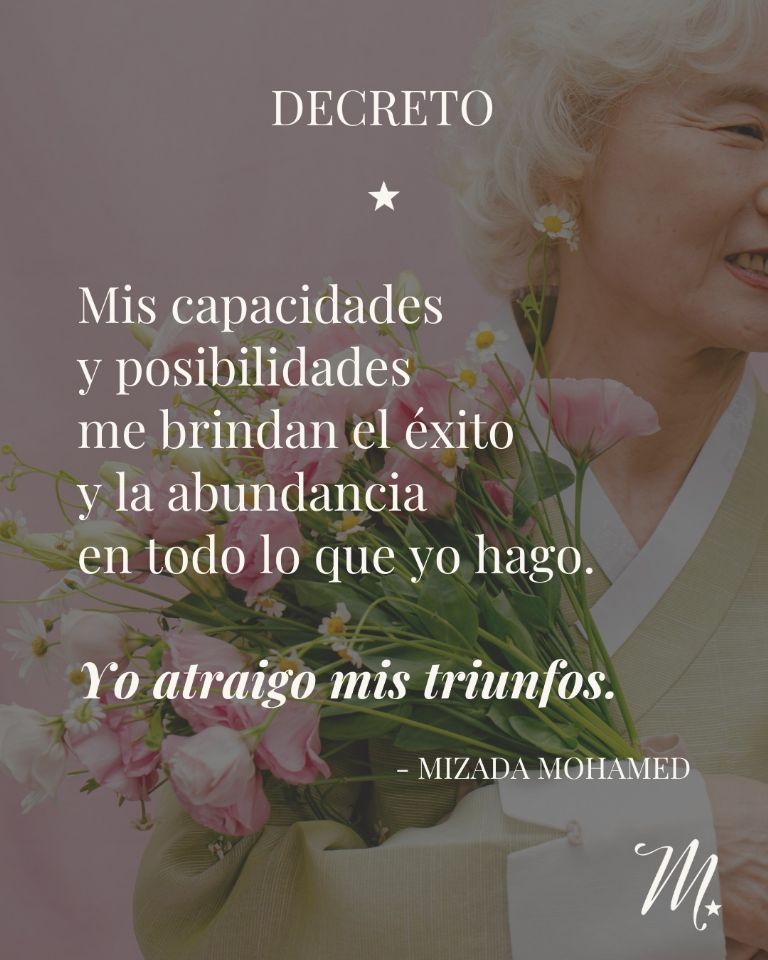 consejo de vida de Mizada Mohamed