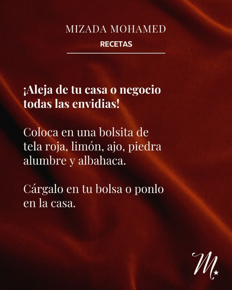 consejo para la envidia de mizada mohamed