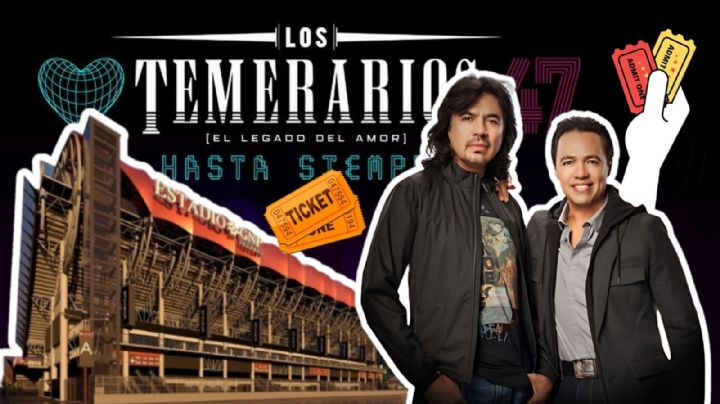Gran venta de boletos de Los Temerarios en el Estadio GNP Seguros: ¿Cuándo y a qué hora?