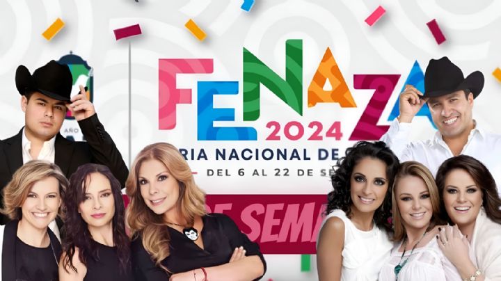 FENAZA 2024: Cartelera de artistas para este fin de semana 20, 21 y 22 de septiembre