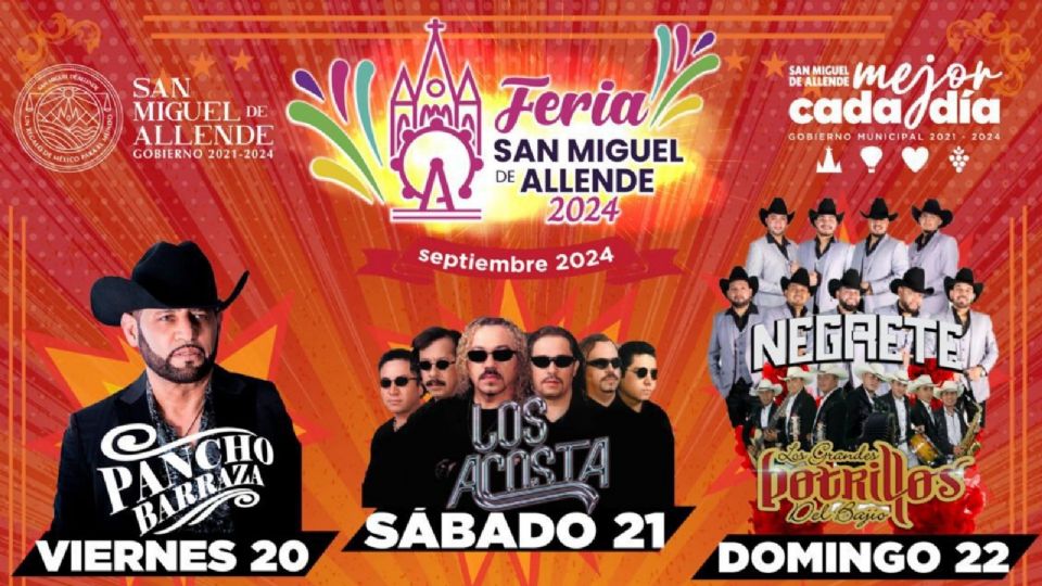 Vive una experiencia increíble en la Feria San Miguel Allende 2024 este fin de semana.