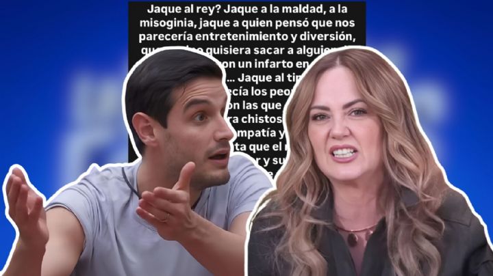 Andrea Legarreta celebra la salida de Adrián Marcelo de LCDLF con FUERTE mensaje: "Jaque al Rey"