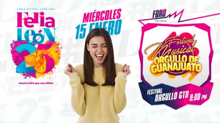 Feria de León 2025: ¿Qué artista dará concierto GRATIS HOY 15 de enero en el Foro Mazda?