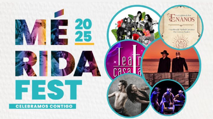Mérida Fest 2025: Programa completo de artistas y actividades de HOY 19 de enero