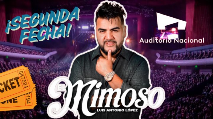 El Mimoso anuncia segunda fecha en el Auditorio Nacional: ¿Cuándo y cuánto cuestan los boletos?