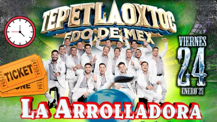 ¿A qué hora empieza el concierto de La Arrolladora HOY en Tepetlaoxtoc, EDOMEX? Ubicación y venta de boletos
