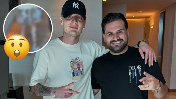 Foto de Peso Pluma desata burlas en redes sociales: "Esas patitas nada que ver"