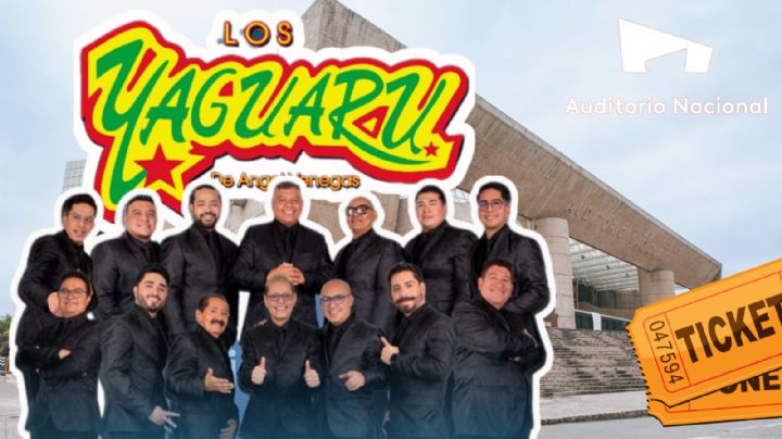 Los Yaguarú en CDMX: Lista completa de zonas y precios para su concierto en el Auditorio Nacional