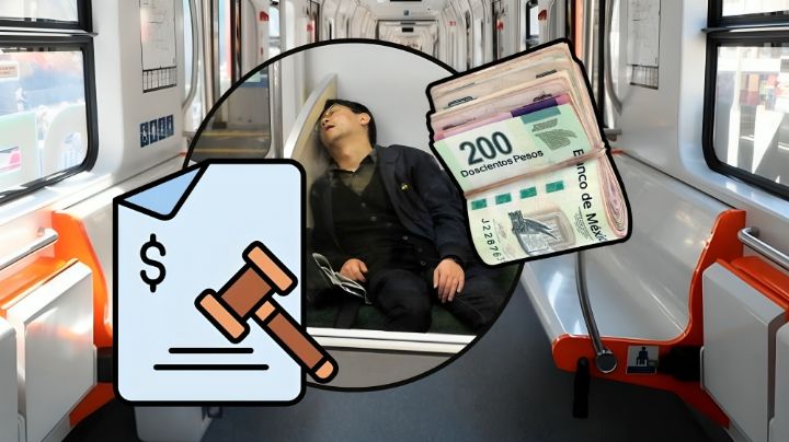 Esta es la multa que tendrás que pagar si te quedas dormido en el metro de la CDMX